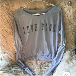 Pink crop top